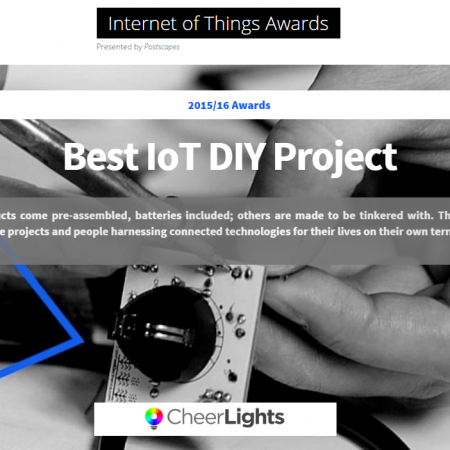 CheerLights Has Been Nominated For an IoT Award